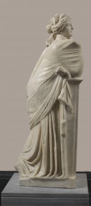 Musa pensativa. Med. s. II a.C. Anónimo. Museo Nacional del Prado